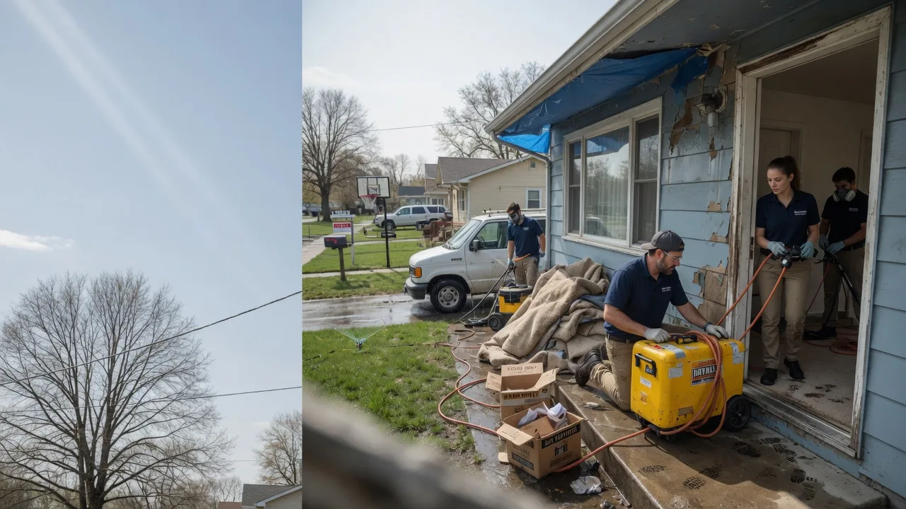 Basement Flood Cleanup in Campti, LA near me